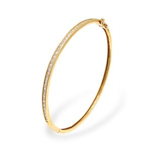 K18イエローゴールド ダイヤモンド バングル : ジェムキャッスルゆき