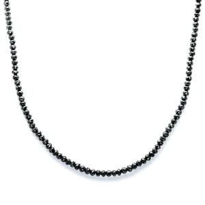 Pt850 50.0ct ブラックダイヤモンド ネックレス 送料無料 プラチナ