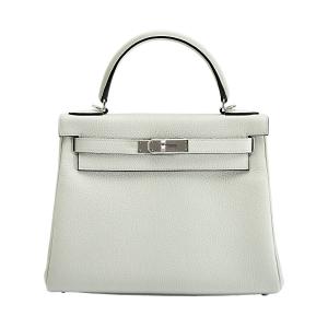 エルメス HERMES ケリー28 トゴ ヴェールフィズ シルバー金具 W刻印 未使用 バッグ レディース