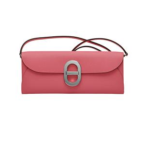エルメス HERMES シェーヌダンクルトゥーゴー エプソン ローズアザレ シルバー金具 W刻印 未使用 バッグ レディース