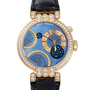 ハリー・ウィンストン HARRY WINSTON プルミエール PREAPC41RR003 ブルー文字盤 アウトレット 腕時計 メンズ