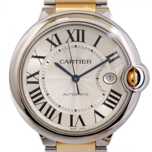 カルティエ Cartier バロンブルー LM W69009Z3 シルバー文字盤 新品 腕時計 メン...