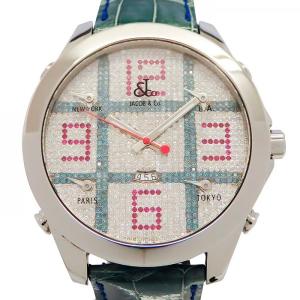 JACOB&CO（ジェイコブ） 【新品】JACOB&CO 5タイムゾーン 47mm ベルト