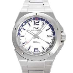 【決算セール】 IWC インヂュニア デュアルタイム IW324404 ホワイト文字盤 新品 腕時計...