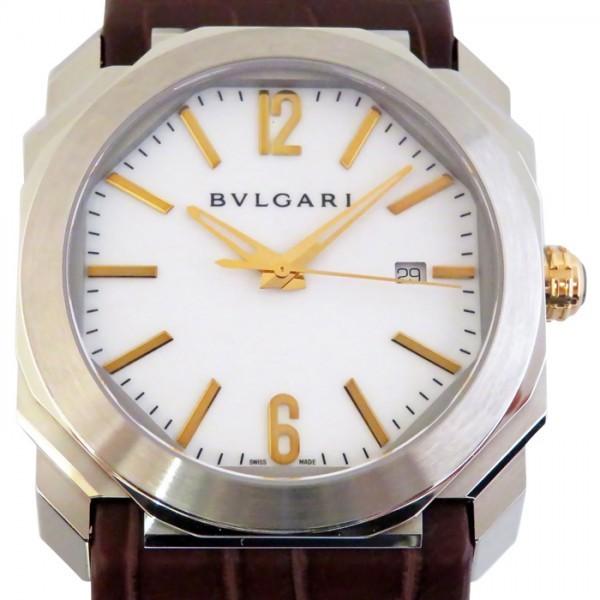 ブルガリ BVLGARI オクト BGO41WSLD ホワイト文字盤 アウトレット 腕時計 メンズ