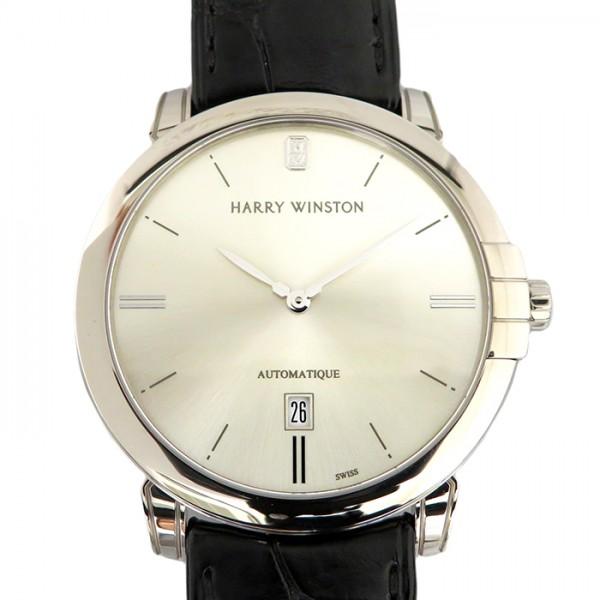 ハリー・ウィンストン HARRY WINSTON ミッドナイト 450/MA42WL.W シルバー文...