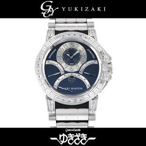 ハリー・ウィンストン HARRY WINSTON オーシャン クロノグラフ トリレトログラード 400/MCRA44W ブラック文字盤 未使用 腕時計 メンズ