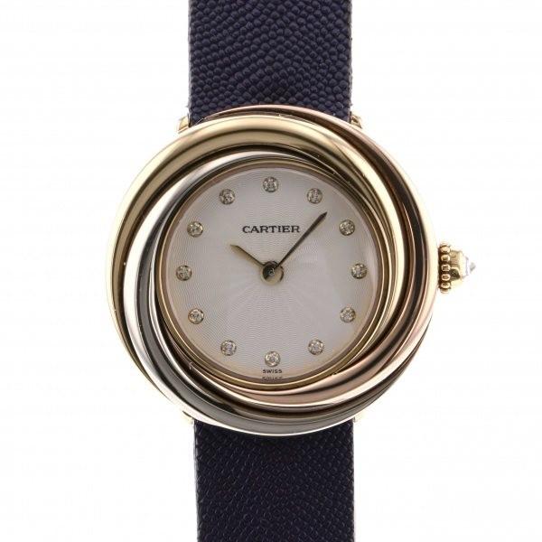カルティエ Cartier トリニティ シルバー文字盤 中古 腕時計 レディース
