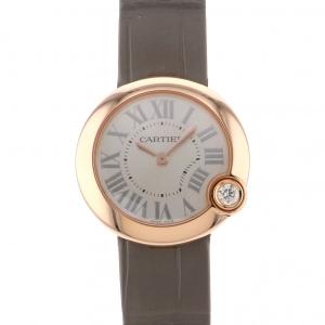 カルティエ CARTIER W4BL0002 バロン ブラン ドゥ カルティエ ダイヤベゼル クォーツ レディース 箱・保証書付き_950357 新品)CARTIER カルティエ バロン ブラン ドゥ カルティエ W4BL0002