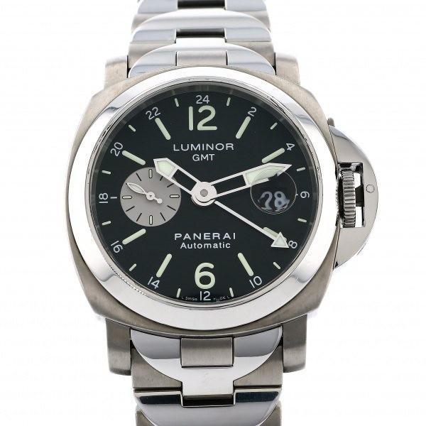 パネライ PANERAI ルミノール GMT PAM00161 ブラック文字盤 中古 腕時計 メンズ