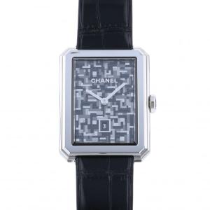 シャネル プルミエール バケットダイヤ H0096 レディース 中古 腕時計 H0096 ブラック CHANEL（シャネル）プルミエール バケットダイヤ 中古