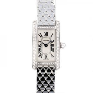 カルティエ ラドーニャSM W6400301 PG シルバー クオーツ レディース 40802162597【中古】【アラモード】 Cartier - カルティエ ラドーニャSM W6400301 PG シルバー クオーツ