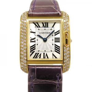 カルティエ CARTIER WT100014 タンクアングレーズSM K18PG サイドダイヤ クォーツ レディース 良品 _792383 楽天市場】カルティエ CARTIER WT100014 タンクアングレーズSM K18PG