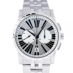 ロジェ・デュブイ ROGER DUBUIS エクスカリバー 42 マイクロローター クロノグラフ RDDBEX0400 シルバー文字盤 中古 腕時計 メンズ｜gc-yukizaki