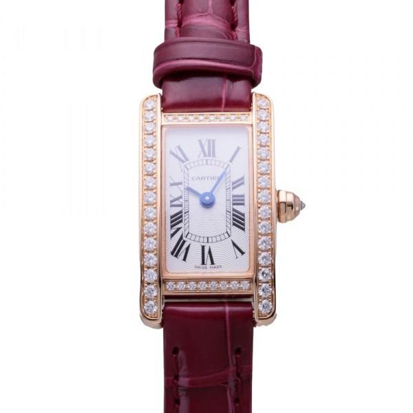 カルティエ Cartier タンク アメリカン WJTA0026 シルバー文字盤 新品 腕時計 レデ...