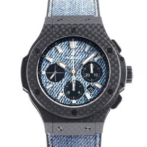 ウブロ HUBLOT ビッグバン ジーンズ カーボン 世界限定250本 301.QX.2740.NR.JEANS16 ブルー/ブラック文字盤 中古 腕時計 メンズ