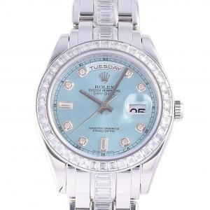ロレックス ROLEX デイデイト 18956A アイスブルー/8PD/2PB文字盤 中古 腕時計 メンズ