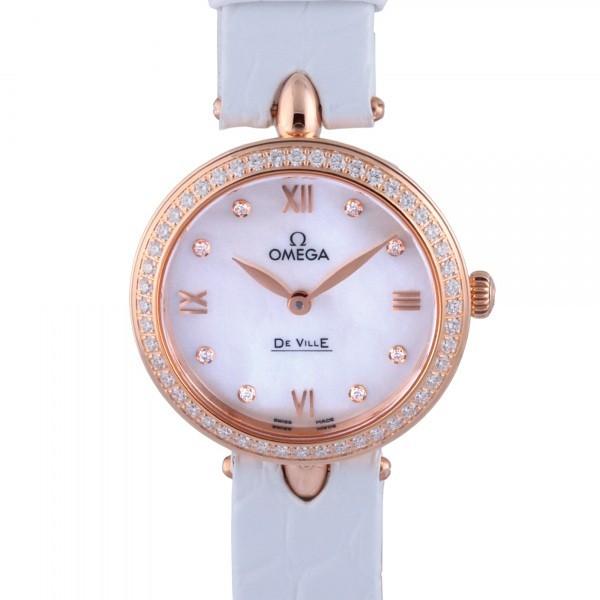 オメガ OMEGA デ・ヴィル 424.58.27.60.55.002 ホワイト文字盤 新品 腕時計...