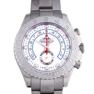 ロレックス ROLEX ヨットマスターII 116689 ホワイト/銀針文字盤 中古 腕時計 メンズ｜gc-yukizaki