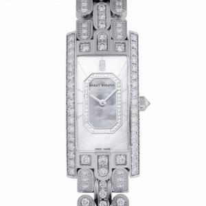 【本物保証】 超美品 ハリーウィンストン HARRY WINSTON アヴェニュー 310LQW スモールセコンド レディース クォーツ 電池 腕時計 スモセコベゼルダイヤ ハリー・ウィンストン（HARRY WINSTON） アヴェニュー 310LQW スモール