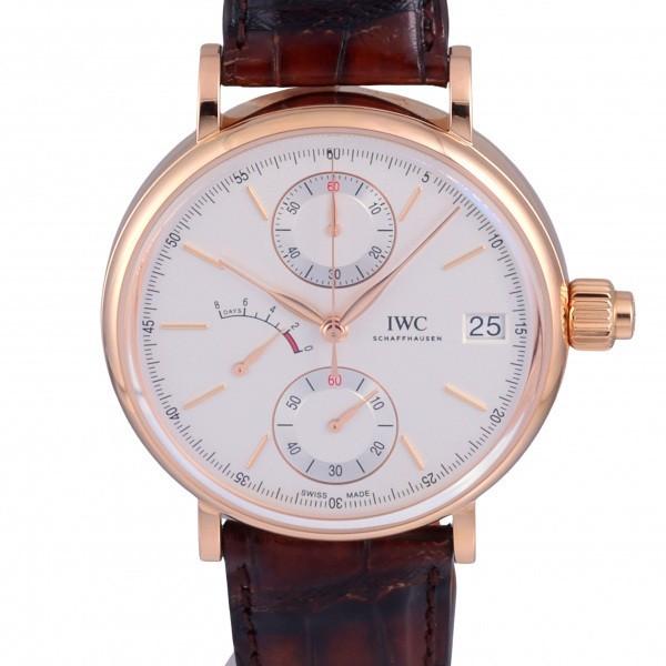 IWC ポートフィノ ハンドワインド モノプッシャー IW515104 シルバー文字盤 中古 腕時計...