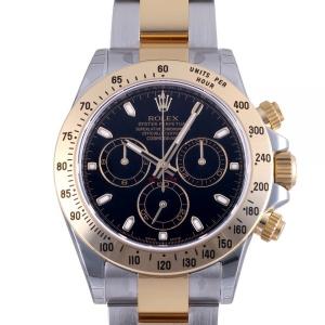 ロレックス ROLEX コスモグラフ デイトナ 116523 ブラック文字盤 新古品 腕時計 メンズ｜gc-yukizaki