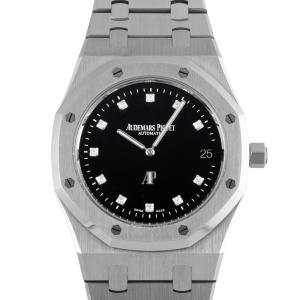 オーデマ・ピゲ AUDEMARS PIGUET ロイヤルオーク ジャンボ エクストラ シン 限定70本 15206PT.OO.1240PT.01 ブラック文字盤 中古 腕時計 メンズ