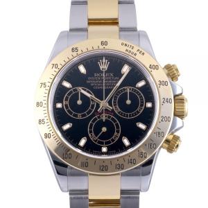 ロレックス ROLEX デイトナ 116523 ブラック文字盤 中古 腕時計 メンズ