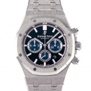オーデマ・ピゲ AUDEMARS PIGUET ロイヤルオーク クロノグラフ ジャパンブティック限定111本 26331BC.GG.1224BC.03 ブラック/グレーブルー文字盤 中古 メンズ