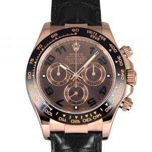 ロレックス ROLEX コスモグラフ デイトナ 116515LN チョコレート/アラビア文字盤 中古 腕時計 メンズ