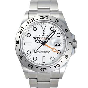 ロレックス ROLEX エクスプローラーII 226570 ホワイト文字盤 新品 腕時計 メンズ｜gc-yukizaki