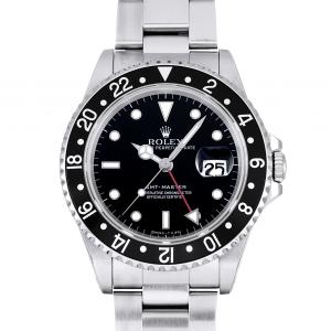 ロレックス ROLEX GMTマスター 16700 ブラック文字盤 中古 腕時計 メンズ｜gc-yukizaki