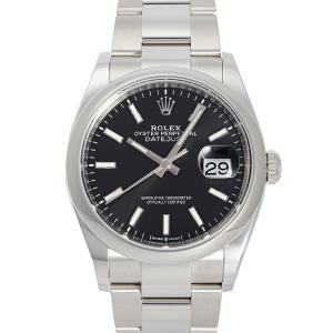 ロレックス ROLEX デイトジャスト 36 126200 ブライトブラック文字盤 新品 腕時計 メ...