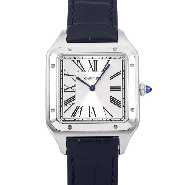 カルティエ Cartier サントス デュモン XL WSSA0032 シルバー文字盤 中古 腕時計...