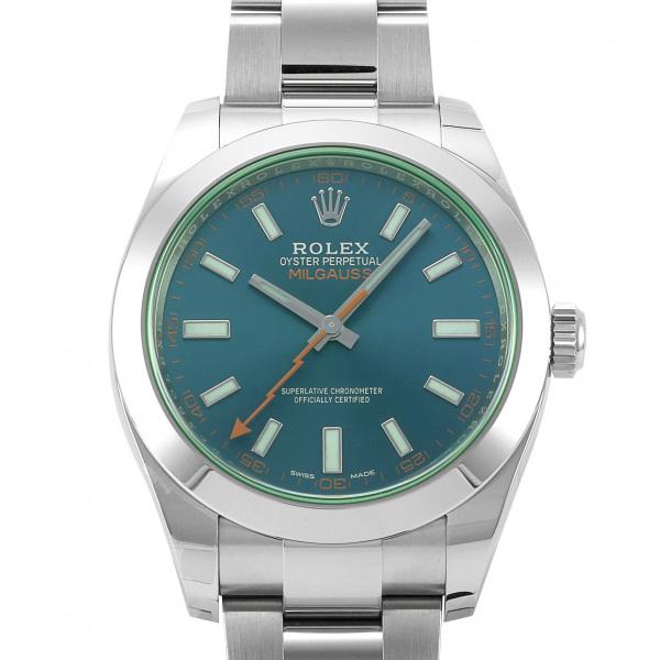 ロレックス ROLEX ミルガウス 116400GV Zブルー文字盤 新品 腕時計 メンズ