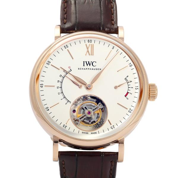 IWC ポートフィノ ハンドワインド トゥールビヨン レトログラード IW516501 シルバー文字...