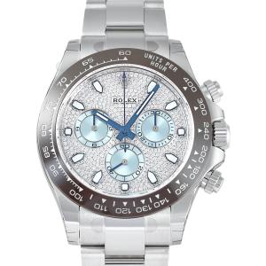 ロレックス ROLEX コスモグラフ デイトナ パヴェダイヤ 116506 ダイヤ/アイスブルー文字盤 美品 腕時計 メンズ