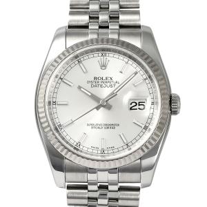 ロレックス ROLEX デイトジャスト 36 116234 シルバー文字盤 中古 腕時計 メンズ