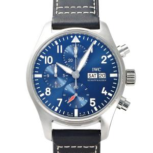 IWC パイロットウォッチ クロノグラフ 41 IW388101 ブルー文字盤 中古 腕時計 メンズ｜gc-yukizaki