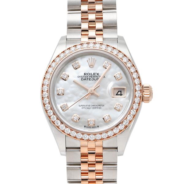 ロレックス ROLEX デイトジャスト 28 279381RBR ホワイト文字盤 新品 腕時計 レデ...