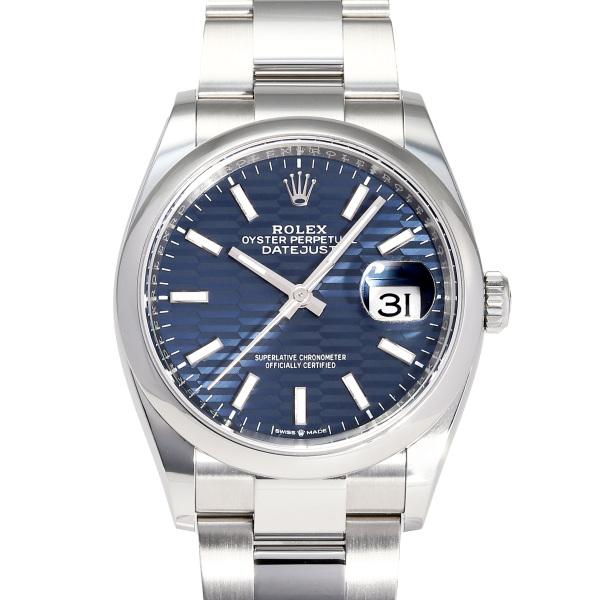 ロレックス ROLEX デイトジャスト 36 126200 ブライトブルー文字盤 新品 腕時計 メン...