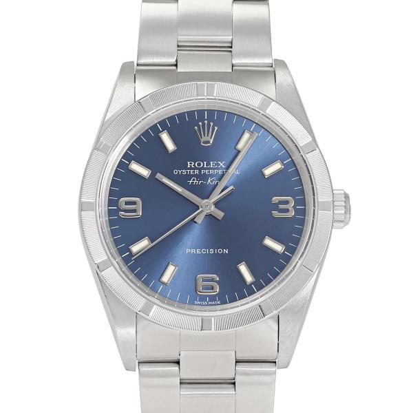 ロレックス ROLEX エアキング 14010M ブルー/369アラビア文字盤 中古 腕時計 メンズ