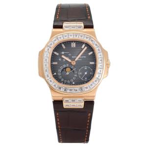 パテック・フィリップ PATEK PHILIPPE ノーチラス 5724R-001 ダークブラウン文字盤 中古 腕時計 メンズ