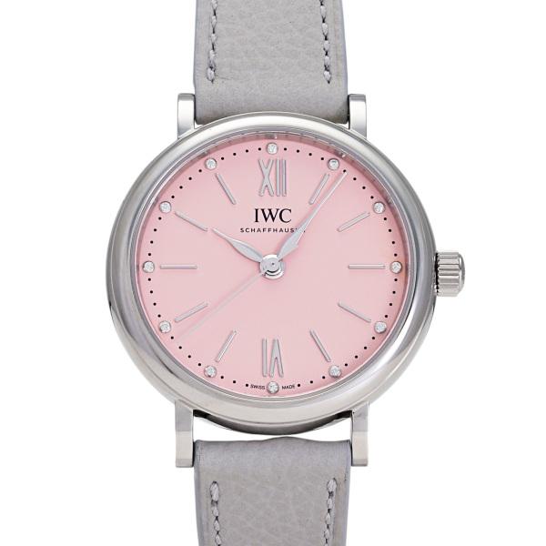 IWC ポートフィノ オートマティック IW357417 ピンク/バー文字盤 新品 腕時計 レディー...