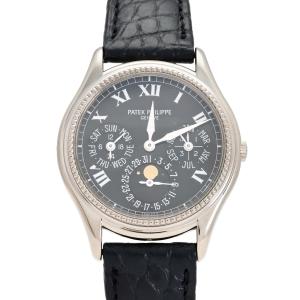 パテック・フィリップ PATEK PHILIPPE グランドコンプリケーション パーペチュアルカレンダー 世界限定500本 5038G-001 ブラック/ローマ文字盤 中古 メンズ