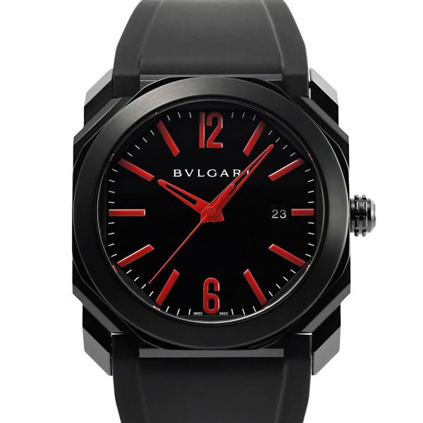 ブルガリ BVLGARI オクト ウルトラネロ 102738 BGO41C9BSVD ブラック文字盤...