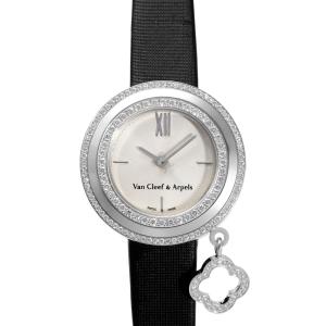 ヴァンクリーフ＆アーペル Van Cleef ＆ Arpels チャーム ミニ ARN9UV00 アイボリー文字盤 中古 腕時計 レディース