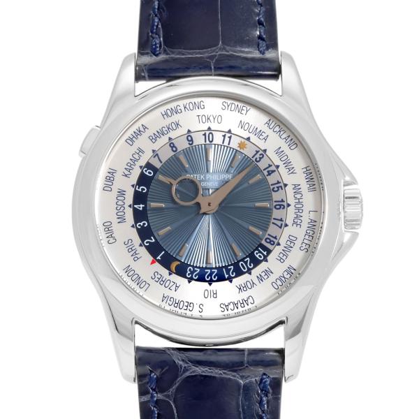パテック・フィリップ PATEK PHILIPPE ワールドタイム 5130P-001 シルバー/ブ...