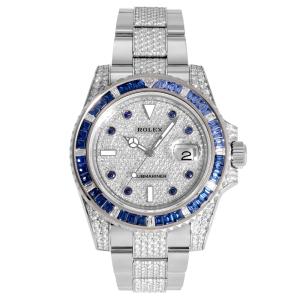 ロレックス ROLEX サブマリーナー デイト 116659SABR ダイヤ/シルバー/8PS文字盤 中古 腕時計 メンズ