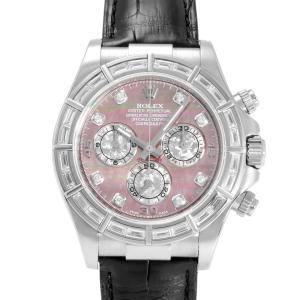 ロレックス ROLEX コスモグラフ デイトナ バケットダイヤ 116589BR ブラック/8PD文字盤 中古 腕時計 メンズ